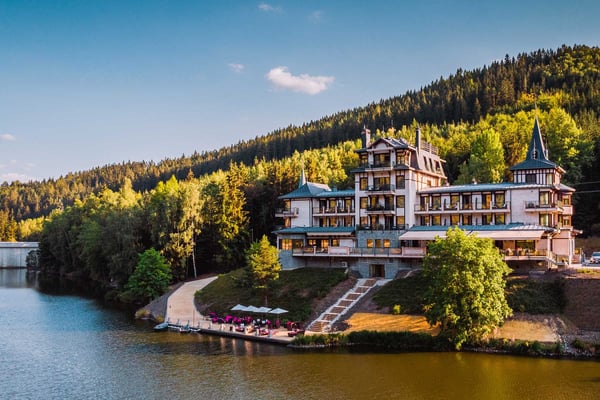 Retro Riverside Wellness Resort